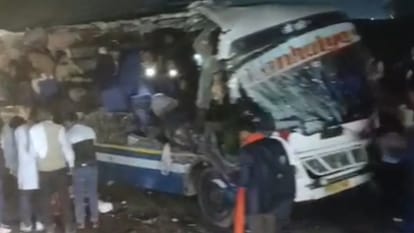 three people killed as Roadways and private bus collide on highway in Budaun