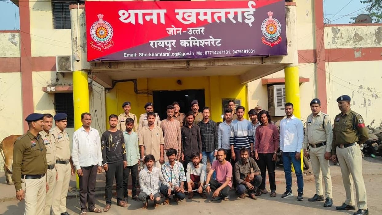 Special campaign against warrants in Raipur North Zone, 58 absconding accused sent to jail