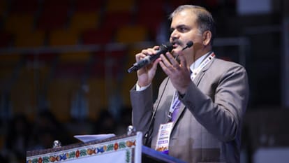 IPS Vikas Vaibhav let's inspire Bihar development summit in Talkatora stadium Delhi