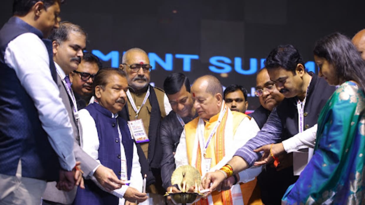 IPS Vikas Vaibhav let's inspire Bihar development summit in Talkatora stadium Delhi