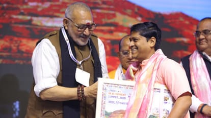 IPS Vikas Vaibhav let's inspire Bihar development summit in Talkatora stadium Delhi