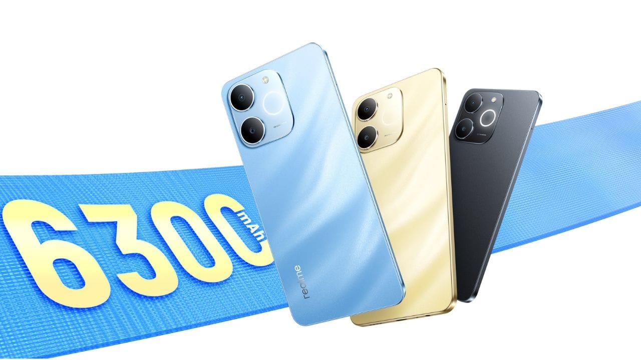 Realme P4 Lite 4G: 6,300mAh बैटरी, 60FPS पर गेमिंग और AI फीचर्स, 10,000 से कम कीमत में पावर हाउस है ये फोन realme p4 lite 4g launch india price specs 6300mah battery pulse light tech news hindi