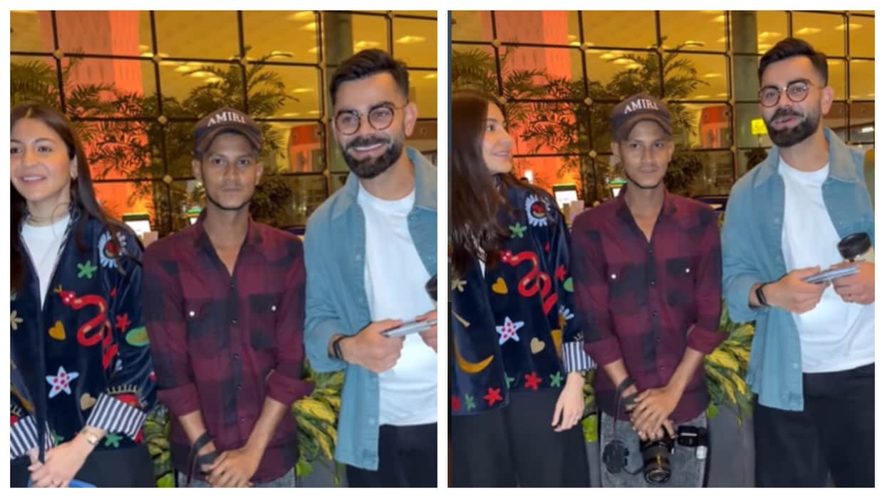 Anushka Sharma Jokes With Paps At Airport Leaves Virat Kohli In Splits