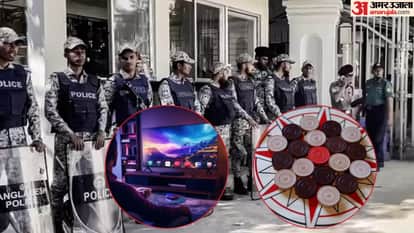 Bangladesh Police officers order suspension of carrom games TV in local shops during Ramadan