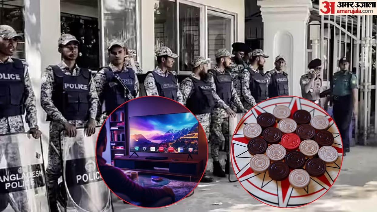 Bangladesh Police officers order suspension of carrom games TV in local shops during Ramadan
