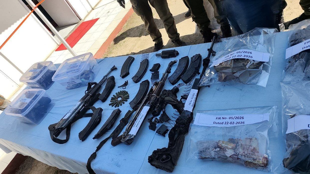 A major terror group operating in the area was being relentlessly pursued by the Security Forces.