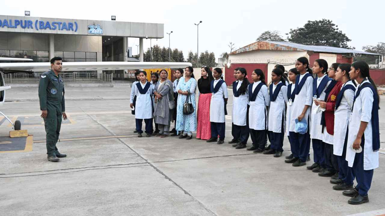 बस्तर में पहली बार 'फ्लाइंग एक्सपोजर',