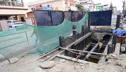 In the name of development work, death pits were dug and left