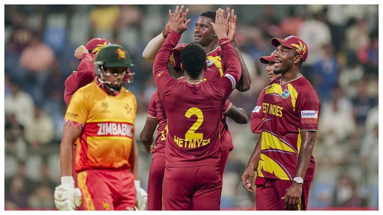 ZIM vs WI: टी20 में रनों के लिहाज से वेस्टइंडीज की दूसरी बड़ी जीत, जिम्बाब्वे को हराया; तालिका में शीर्ष पर