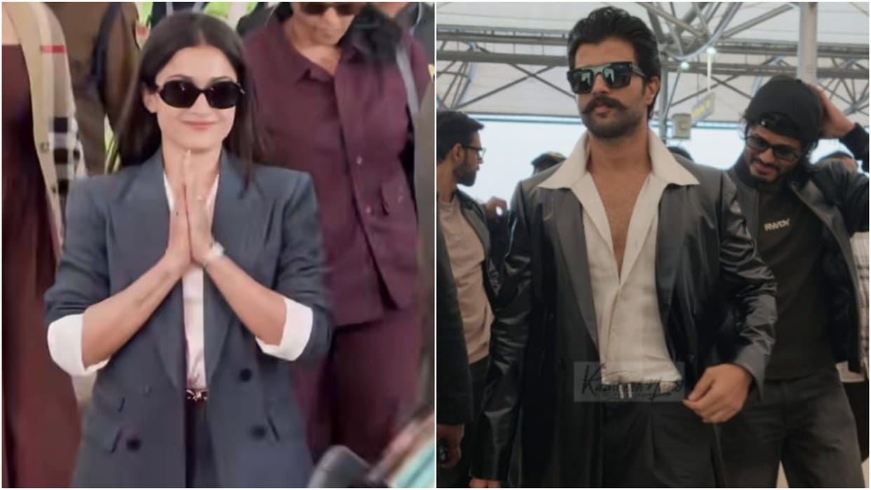 Rashmika Mandanna And Vijay Deverakonda Jets Off To Udaipur For Wedding With Friends And Family Video Viral