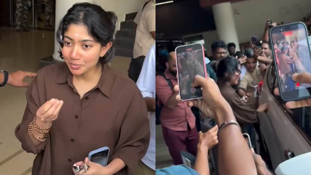 Sai Pallavi Mobbed By People At The Airport Runs To Her Car Users Furious Over Viral Video