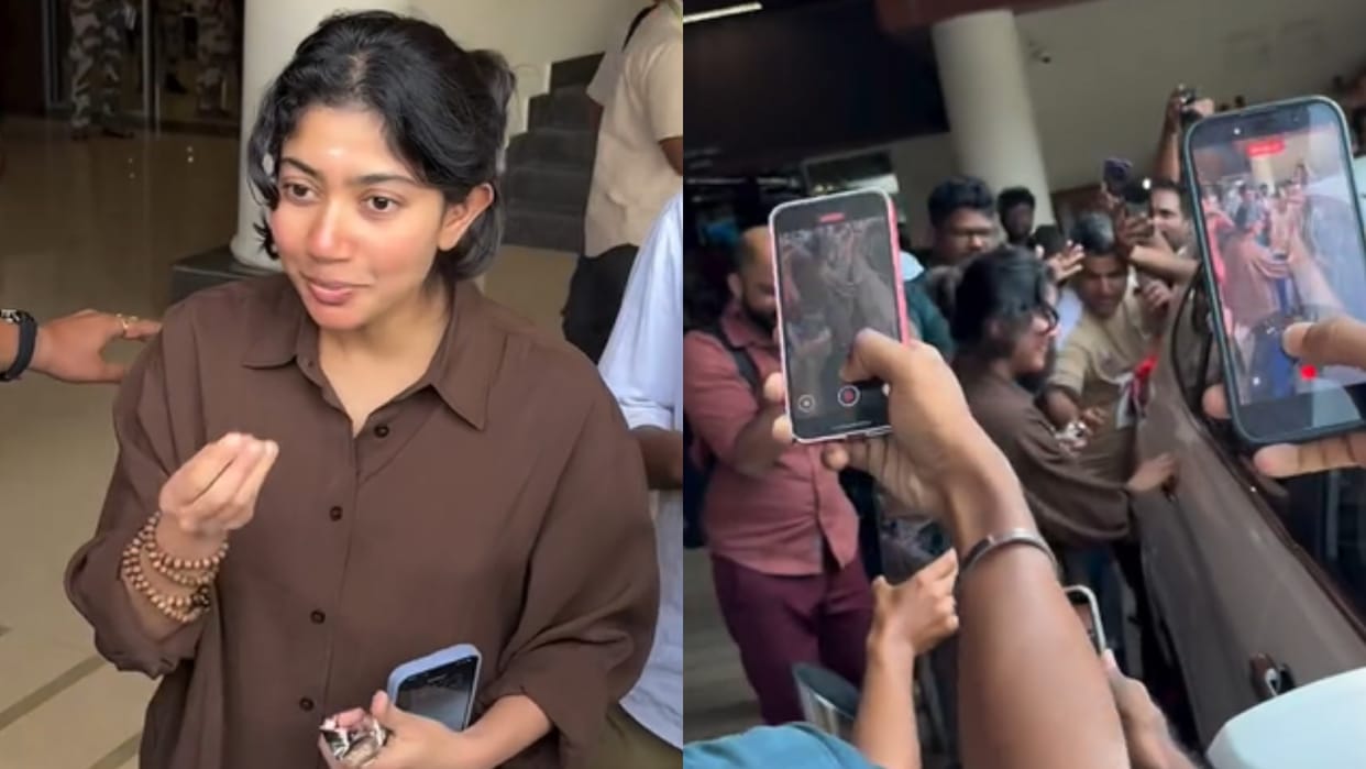 Sai Pallavi Mobbed By People At The Airport Runs To Her Car Users Furious Over Viral Video