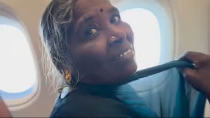 Son Fulfills Mothers Dream Takes Her On First Flight Emotional Video Viral internet