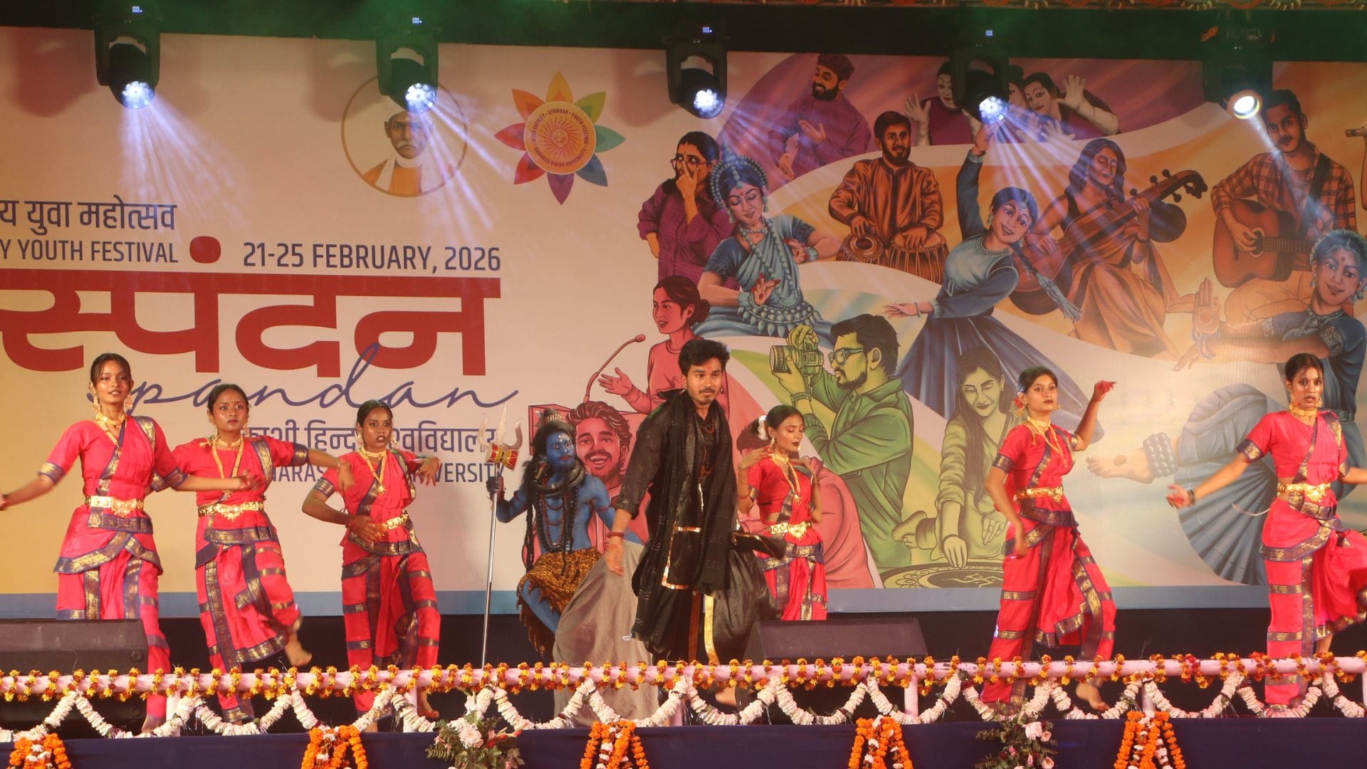 Participants gave wonderful performance in BHU Youth Festival Spandan