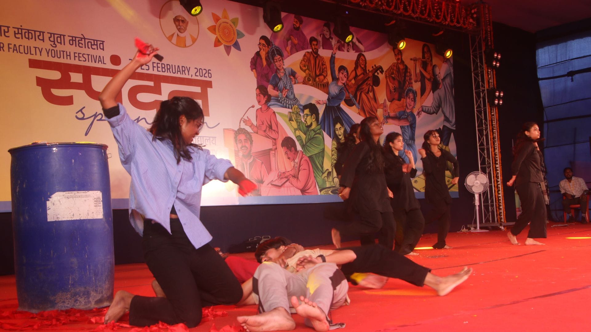 Participants gave wonderful performance in BHU Youth Festival Spandan