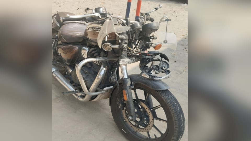 Saharanpur: Accident on Dehradun-Panchkula National Highway, two students riding bike going to Jalandhar died