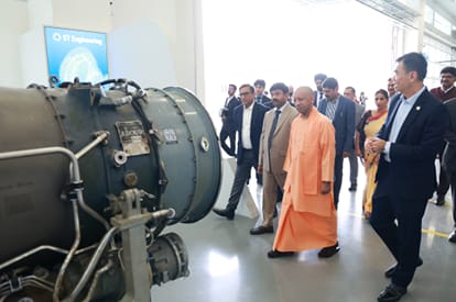CM Yogi observed the skill training presentation in Singapore, visited the state-of-the-art training complex.
