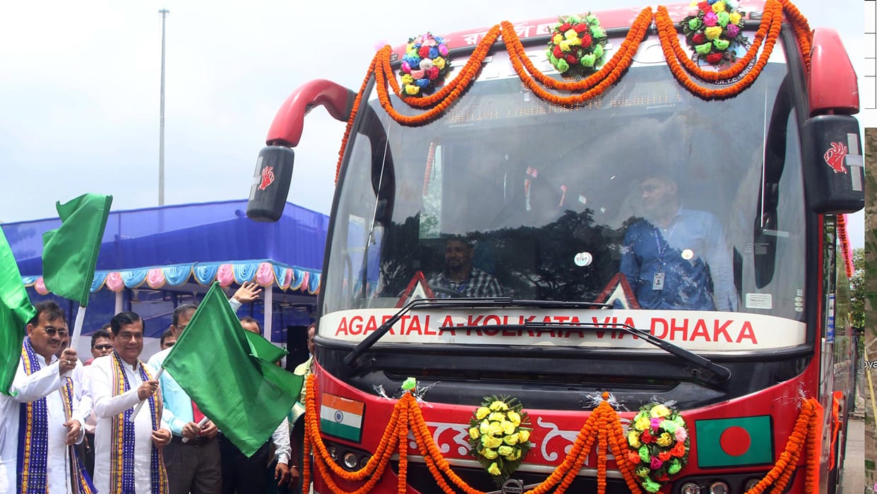 Kolkata-Agartala via Dhaka bus service resumes after 18-month hiatus