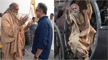 Amitabh Bachchan Begins Movie Kalki 2898 Ad 2 shooting with Kamal Haasan shares photos From Set