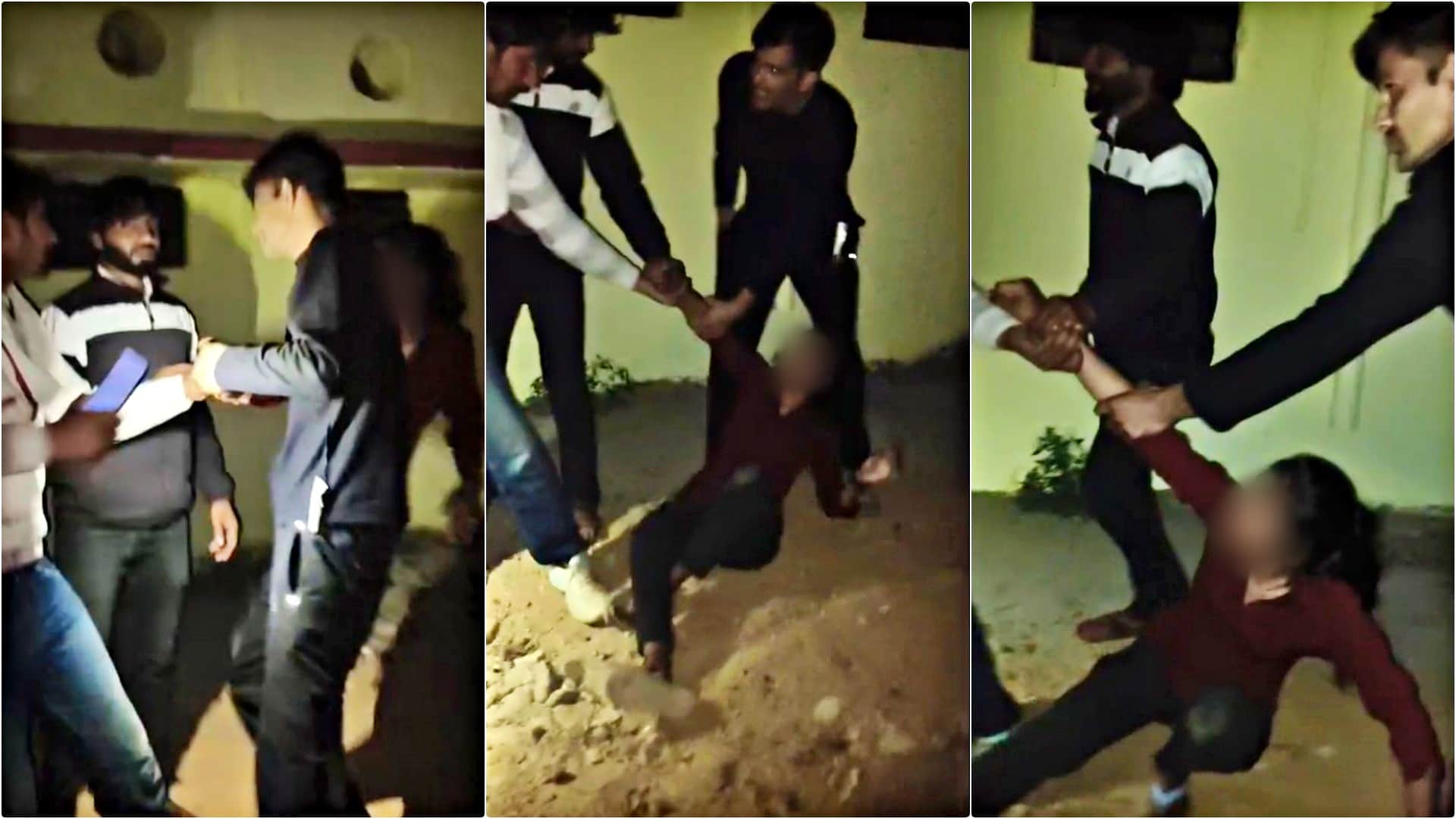 दो कांस्टेबल लड़की को उठाकर ले गए थाने