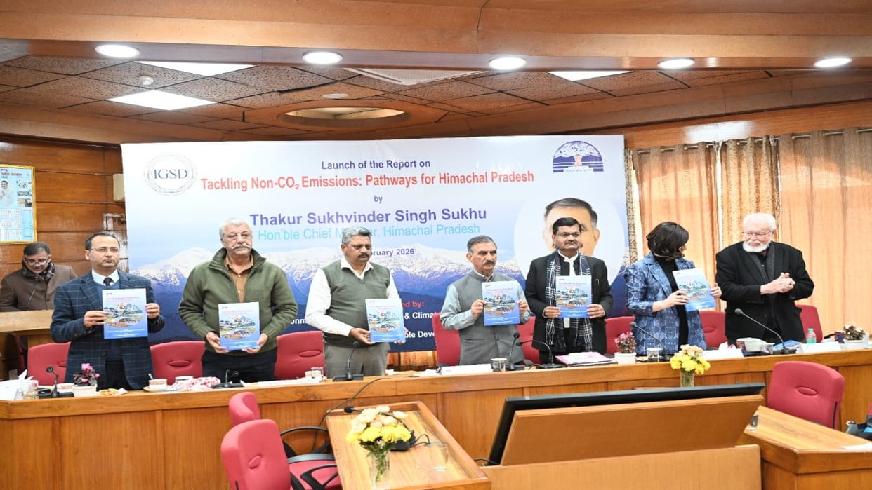 CM Sukhvinder sukhu said Unprecedented cloudbursts and shrinking glaciers are signs of climate change