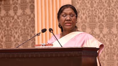 President Droupadi Murmu addressed Santhal community conveying message of balance between nature development