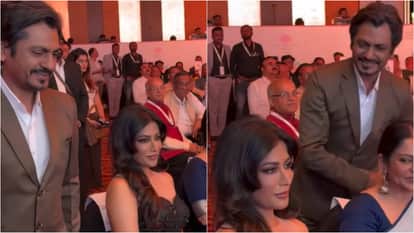 Nawazuddin Siddiqui ignored actress Chitrangda Singh In a Event video Goes Viral Know Netizens reaction