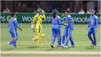 India vs Australia 1st ODI Womens Live Updates Scorecard; Mandhana and Harmanpreet Half-Centuries