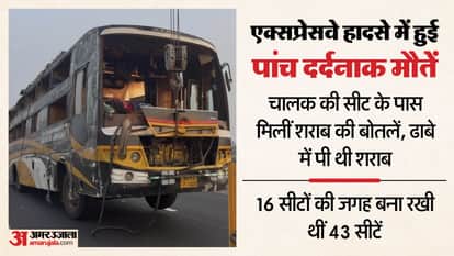 Purvanchal Expressway accident: Driver first drank alcohol, then argued with the vehicle owner; eyewitnesses t