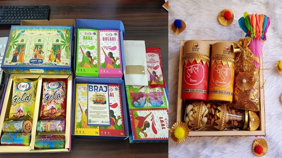 Attractive Gift Hamper for Holi