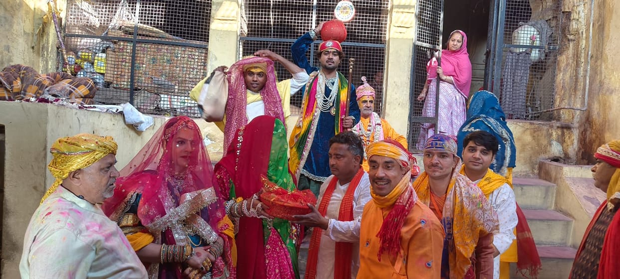 Barsana Sends a Colorful Call to Nandgaon for Grand Lathmar Holi Celebrations