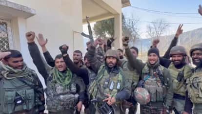 Soldiers celebrate the success of Operation Trashi; video goes viral on social media