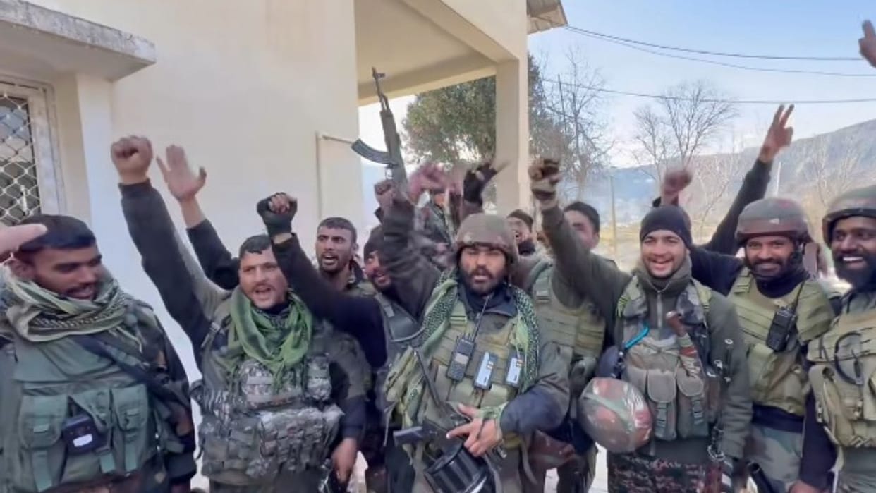 Soldiers celebrate the success of Operation Trashi; video goes viral on social media