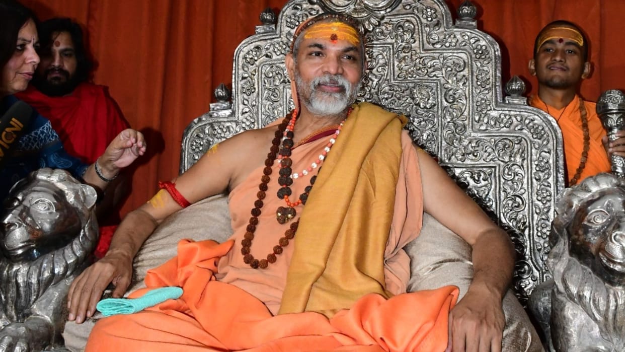 Amid allegations former CBI chief staying at Shankaracharya ashram for three days sparking increased