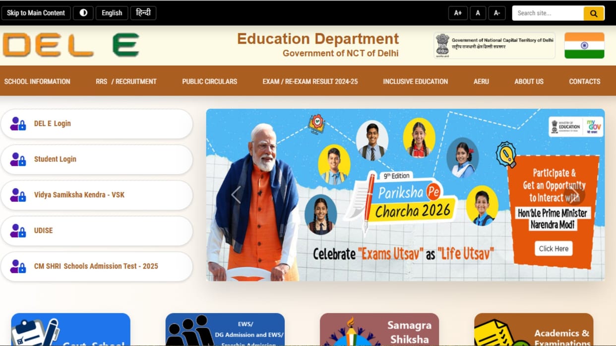 Delhi govt revamps education website; adds fee review, daily attendance sections