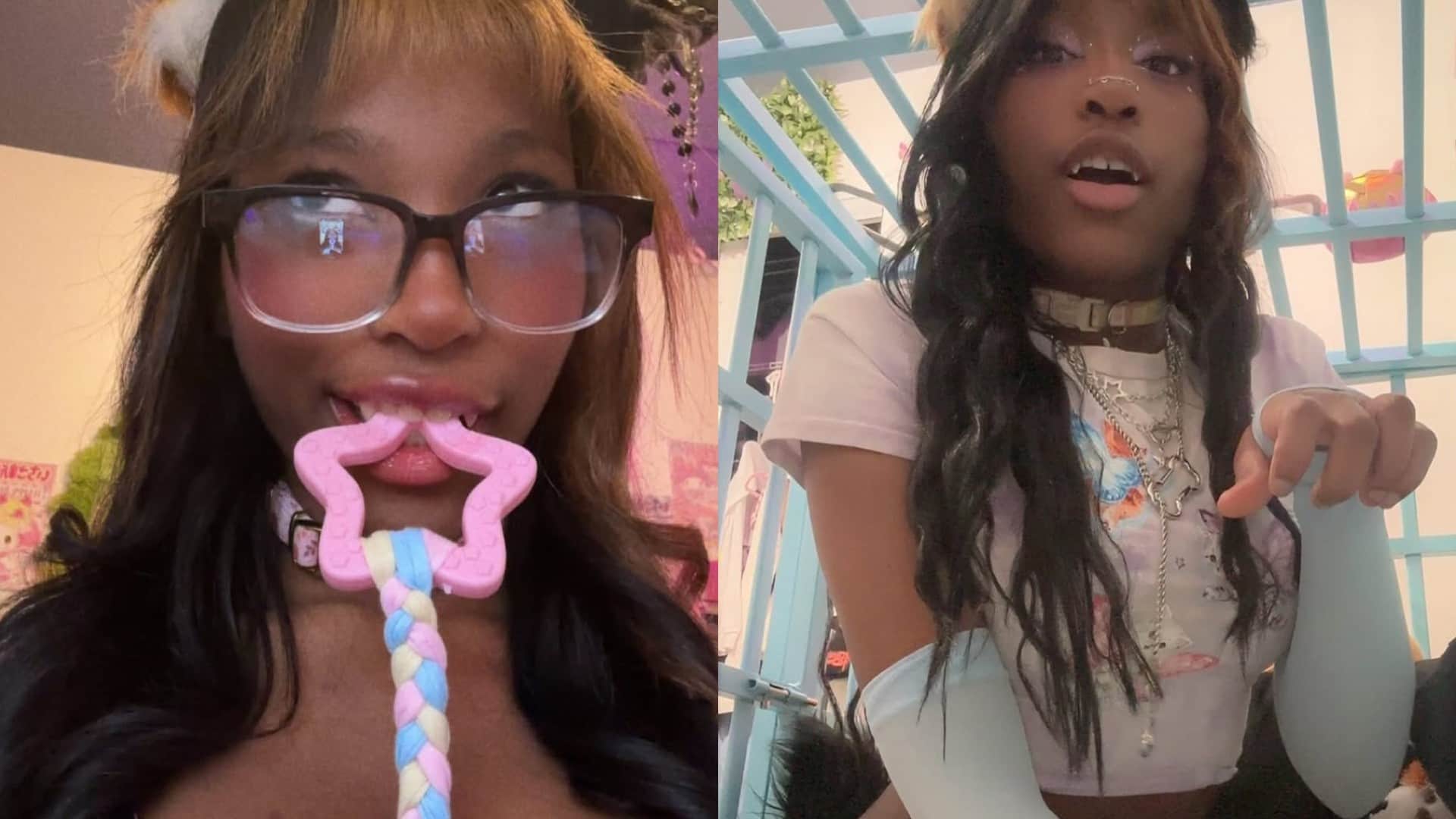 Viral News: milk love puppy girl identifies as dog viral