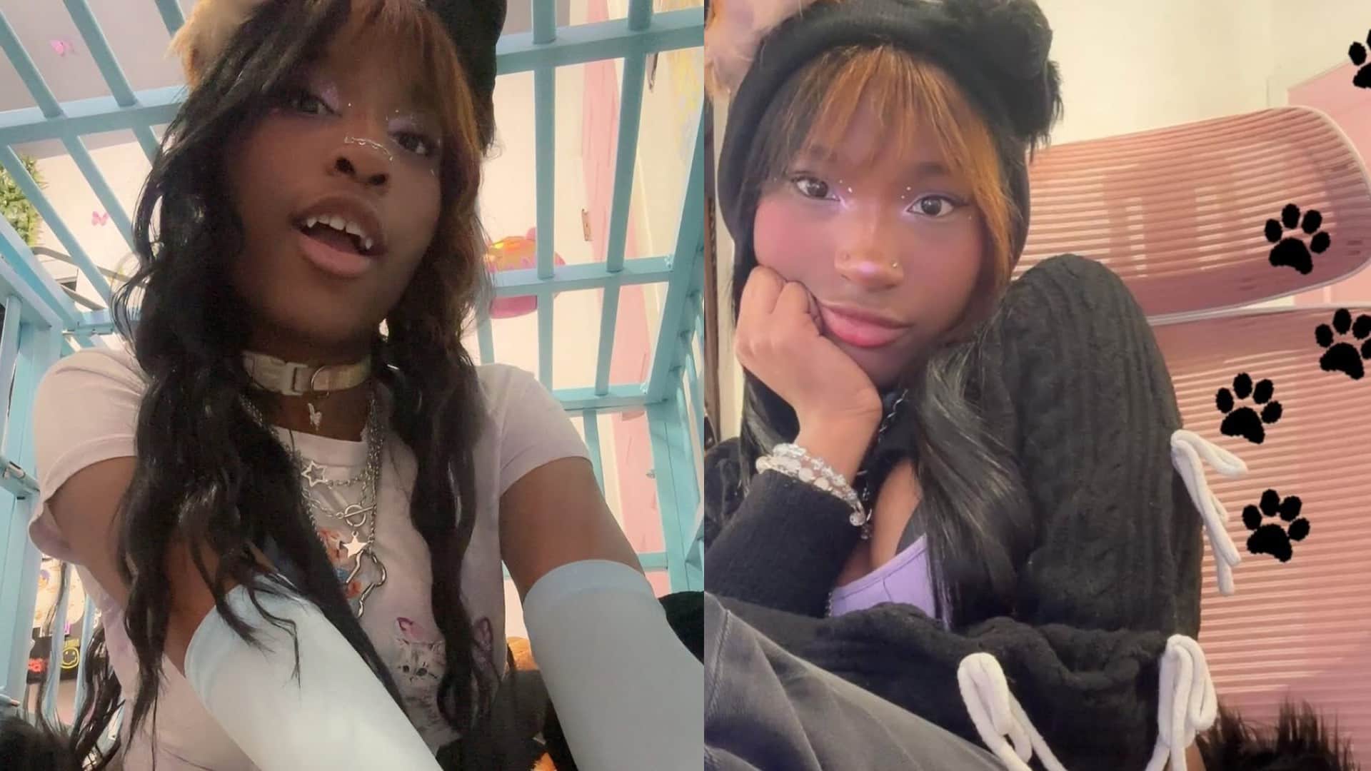 Viral News: milk love puppy girl identifies as dog viral