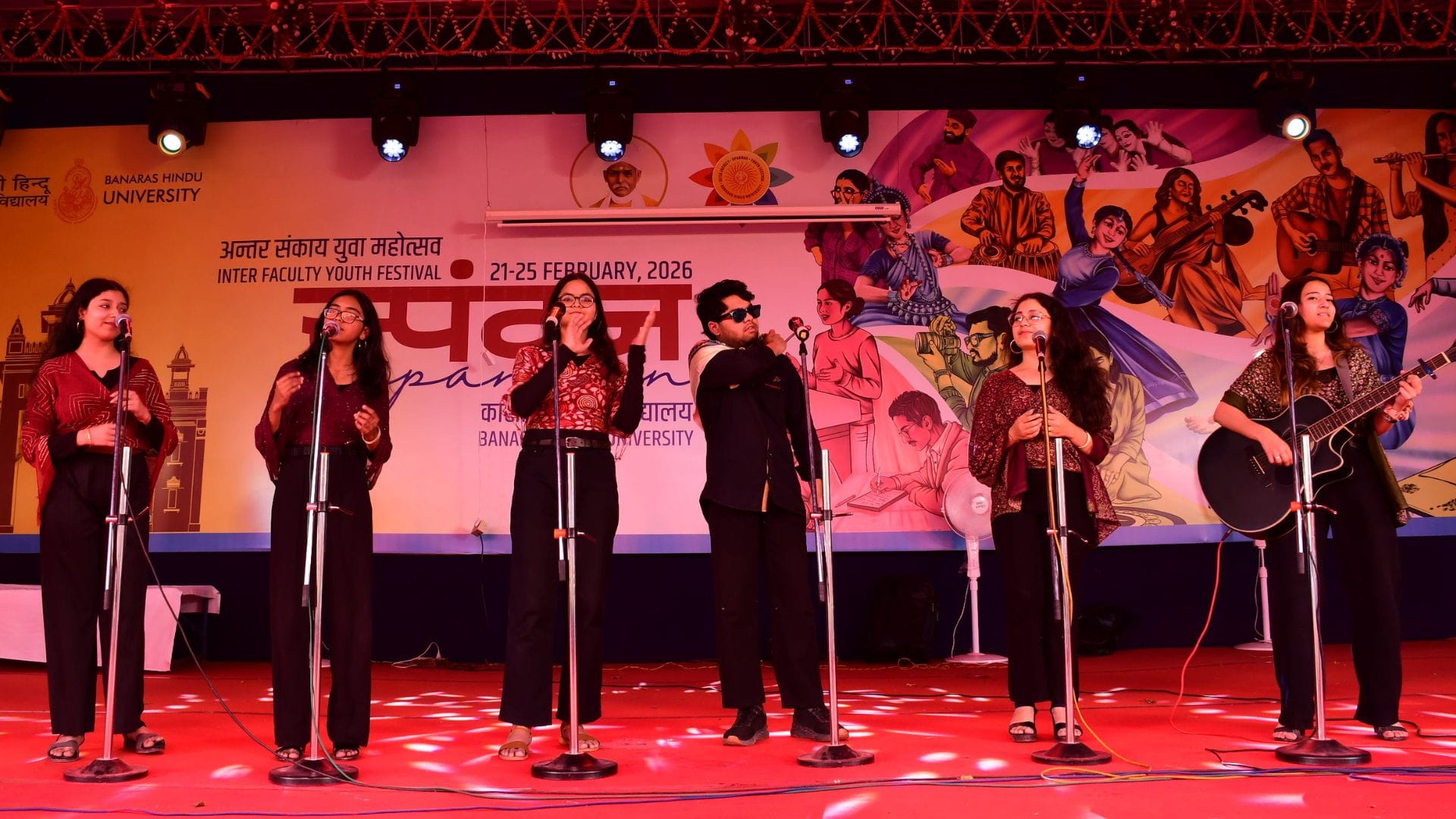 Spandan Visual Arts Champion MMV and Faculty of Arts take second and third place Vishnu Avatar