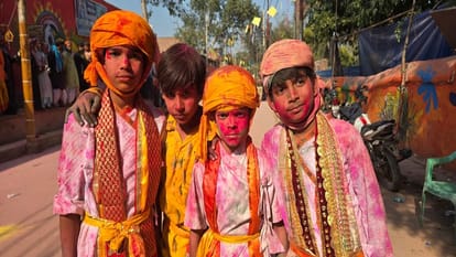 Barsana Soaks in Lathmar Holi Fever: Streets Echo with Rasiya Songs and Radha Rani Chants