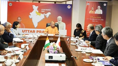 CM Yogi visits Japan discusses investment with Mitsui Management invites major investment in PI