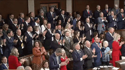 Prez Trump State of the union speech Highlights MAGA public welfare govt schemes US Tariff and other issues