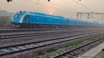 Hydrogen train trialed today, initially from Jind to Pindara and then to Bhambheva station