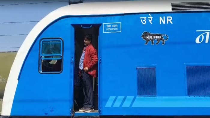 India first hydrogen train trial in Haryana