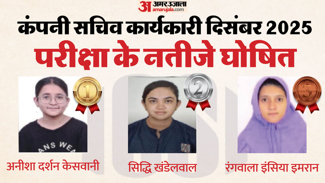 ICSI CS Executive December Result 2026 Out at icsi.edu; Anisha Darshan Keswani Tops; Check Topper List