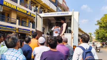 testing van took to streets In Lucknow tested 35 food samples and created awareness among people