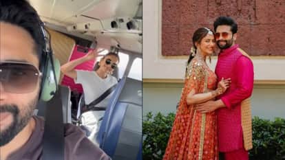 Jackky Bhagnani and Rakul Preet Singh romantic helicopter ride video viral users like it