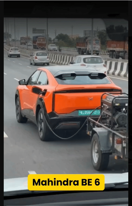 Viral Video Claiming Mahindra BE 6 Charging While Driving Is AI-Generated