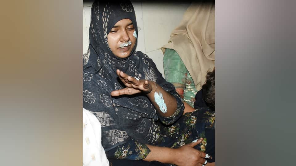 Meerut fire incident We praying when cloud of smoke filled house Nazish and daughter Zakia recounted incident