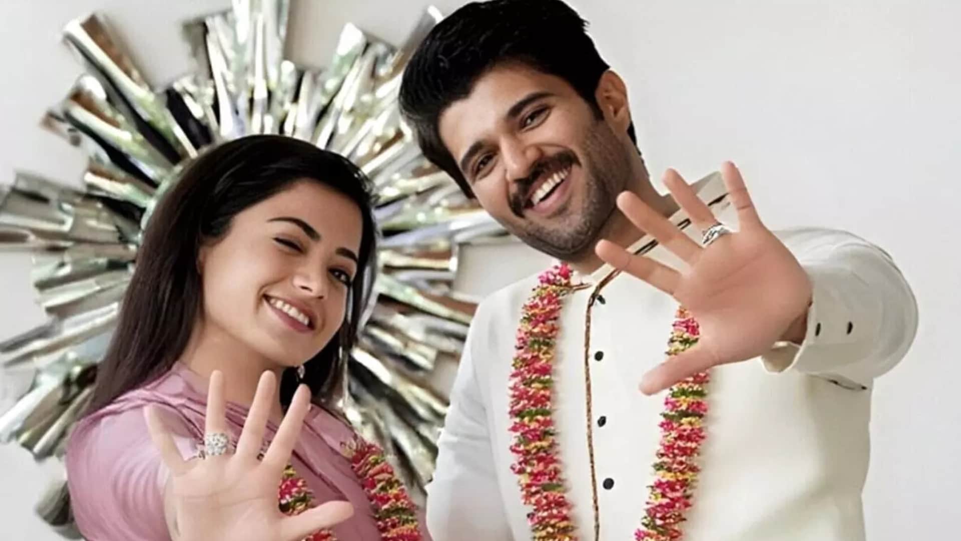 Vijay Deverakonda Rashmika Mandanna Wedding Couple Ready To Tie Knot Today In Udaipur After Haldi Sangeet