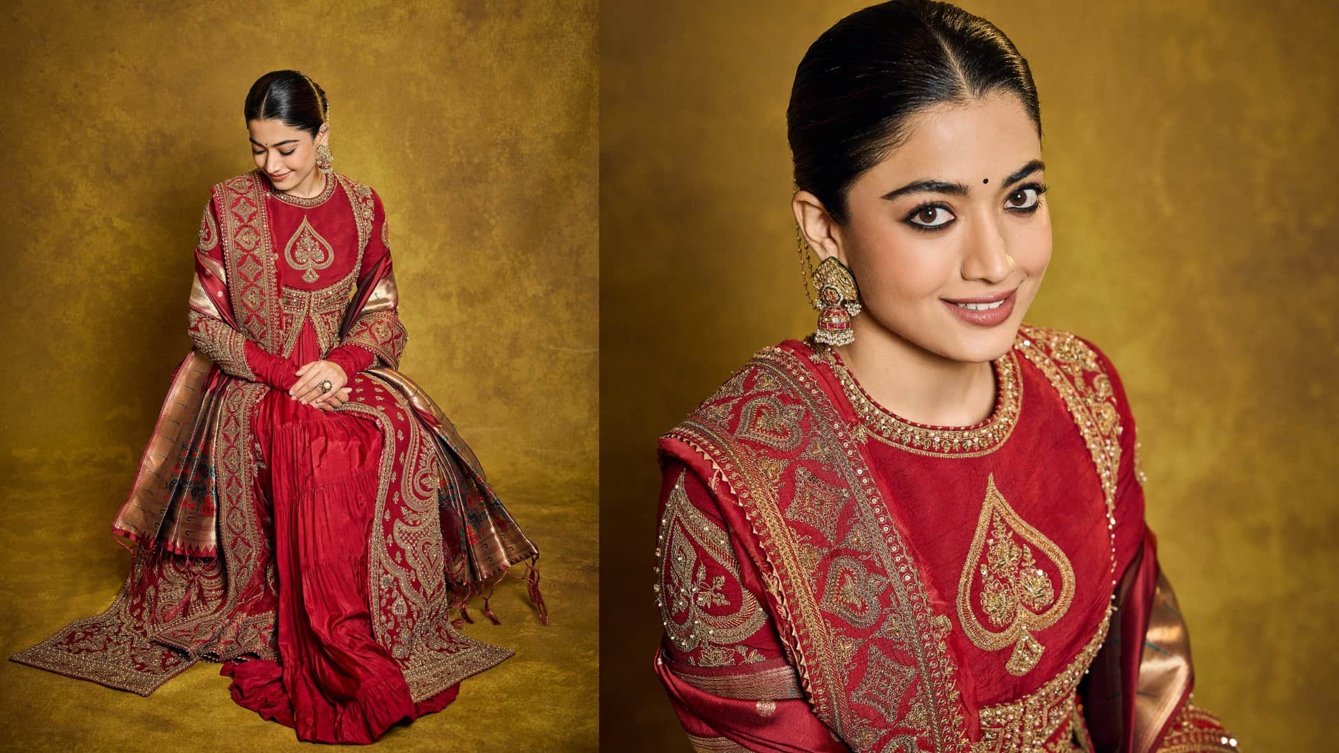 bollywood rashmika mandanna best look see her before wedding